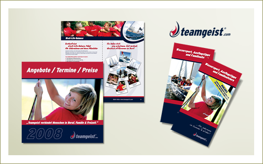 Client: Teamgeist GmbH ™ … Beispiel [ 2 ]<br> Image- und Produkt Broschüren<br>© agentur-puzzle.de|sign - 2008 | 2009 | 2010<br><br>